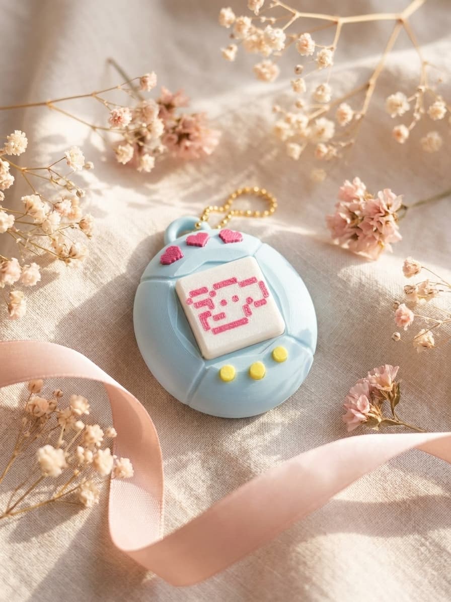 Click-Click Digital Pet Tamagotchi - 3D Printed Nostalgia